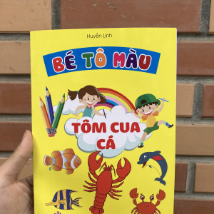 Bé tô màu - Tôm cua cá